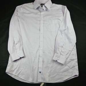 NWOT Hart Schaffner Marx Shirt 17/34 Lavender Pima Cotton Non-Iron Long Sleeve